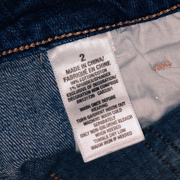 Ripped Denim Jean Shorts - Picture 6 of 6